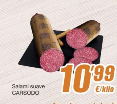 Oferta de Salami por 10,99€ en SPAR Fragadis