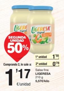Oferta de Salsas por 1,55€ en SPAR Fragadis