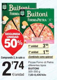 Oferta de Pizza por 3,65€ en SPAR Fragadis