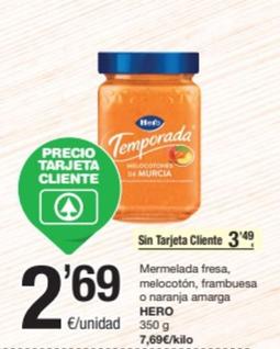 Oferta de Mermelada por 2,69€ en SPAR Fragadis