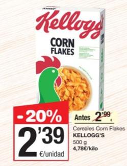 Oferta de Cereales  Flakes por 2,39€ en SPAR Fragadis