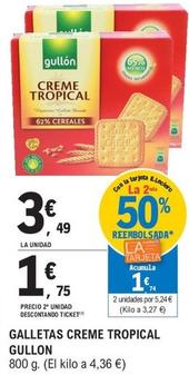 Oferta de Gullón - Galletas Creme Tropical por 3,49€ en E.Leclerc