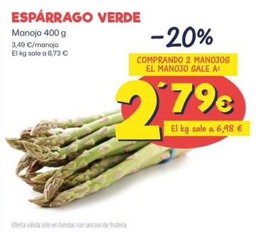 Oferta de Espárrago Verde por 2,79€ en Ahorramas