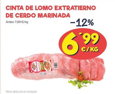 Oferta de Cinta De Lomo Extratierno De Cerbo Marinada por 6,99€ en Ahorramas