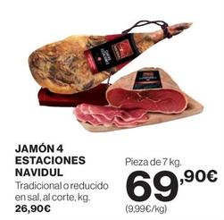 Oferta de Navidul - Jamón 4 Estaciones por 69,9€ en El Corte Inglés