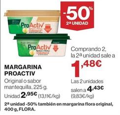 Oferta de Flora - Margarina Proactiv por 2,95€ en El Corte Inglés