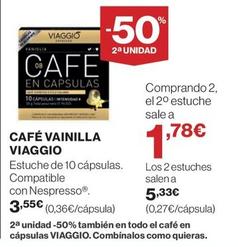 Oferta de Viaggio - Cafe Vainilla por 3,55€ en El Corte Inglés