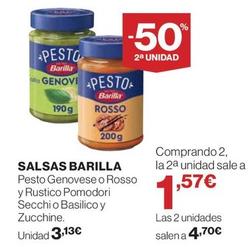 Oferta de Barilla - Salsas por 3,13€ en El Corte Inglés