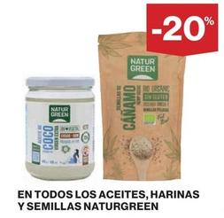 Oferta de Naturgreen - En Todos Los Aceites, Harinas Y Semillas en El Corte Inglés