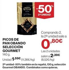Oferta de Obando - Picos De Pan Selección Gourmet por 1,59€ en El Corte Inglés