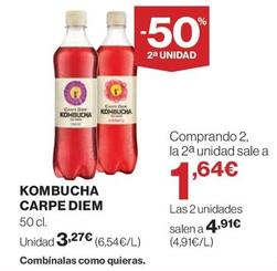 Oferta de Carpe Diem - Kombucha por 3,27€ en El Corte Inglés