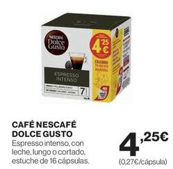 Oferta de Nescafé® Dolce Gusto® - Café por 4,25€ en El Corte Inglés