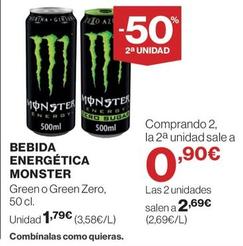 Oferta de Monster - Bebida Energética por 1,79€ en El Corte Inglés