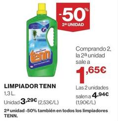 Oferta de Tenn - Limpiador por 3,29€ en El Corte Inglés