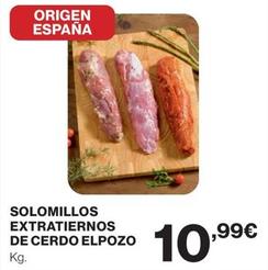 Oferta de Elpozo - Solomillos Extratiernos De Cerdo por 10,99€ en El Corte Inglés
