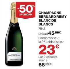 Oferta de Blanc De Blancs - Champagne Bernard Remy por 45,99€ en El Corte Inglés