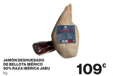 Oferta de Jabu - Jamon Deshuesado De Bellota Iberico 50% Raza Iberica por 109€ en El Corte Inglés