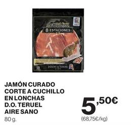 Oferta de Aire Sano - Jamon Curado Corte A Cuchillo En Lonchas D.O. Teruel por 5,5€ en El Corte Inglés