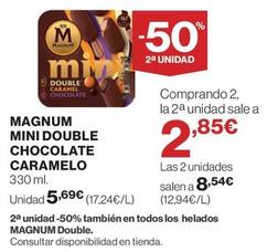 Oferta de Magnum - Mini Double Chocolate Caramelo por 5,69€ en El Corte Inglés
