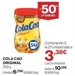 Oferta de Cola Cao - Original por 6,75€ en El Corte Inglés