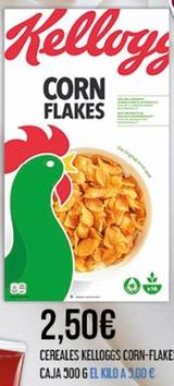 Oferta de Kellogg's - Cereales Corn-Flakes por 2,5€ en Claudio