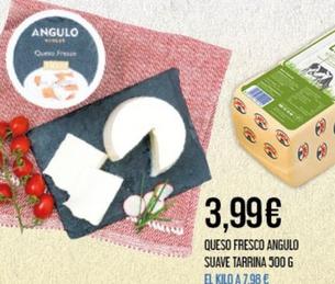 Oferta de Angulo - Queso Fresco Suave Tarrina por 3,99€ en Claudio