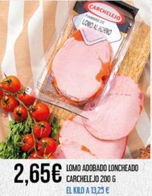 Oferta de Carchelejo - Lomo Adobado Loncheado por 2,65€ en Claudio