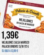Oferta de Palacio De Oriente - Mejillones Salsa Marisco por 1,39€ en Claudio