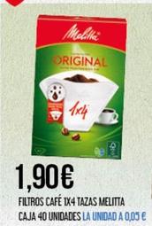 Oferta de Filtros de café por 1,9€ en Claudio