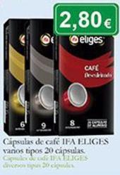 Oferta de Cápsulas de café por 2,8€ en Supermercados Bip Bip