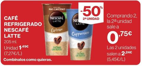 Oferta de Nescafé® Dolce Gusto® - Cafe Refrigerado por 1,49€ en Hipercor