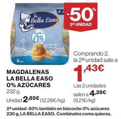 Oferta de La Bella Easo - Magdalenas por 2,85€ en Hipercor