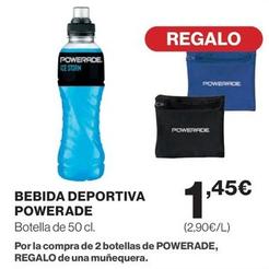 Oferta de Powerade - Bebida Deportiva por 1,45€ en Hipercor