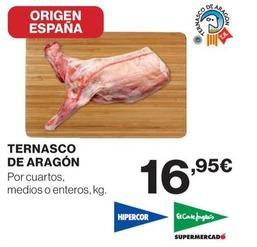 Oferta de Ternasco De Aragón por 16,95€ en Hipercor