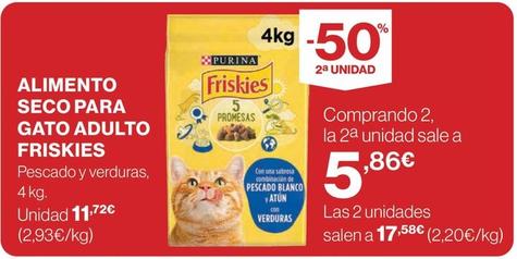 Oferta de Friskies - Alimento Seco Para Gato Adulto por 11,72€ en Hipercor