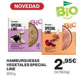 Oferta de El Corte Inglés - Hamburguesas Vegetales Special Line por 2,95€ en Hipercor