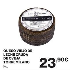 Oferta de Torremilano - Queso Viejo De Leche Cruda De Oveja  por 23,9€ en Hipercor
