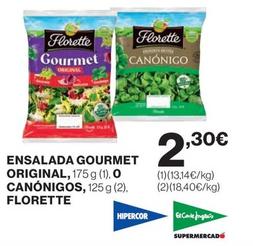 Oferta de Florette - Ensalada Gourmet Original por 2,3€ en Hipercor