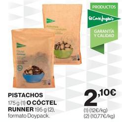 Oferta de Pistachos O Cóctel Runner por 2,1€ en Hipercor