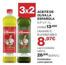 Oferta de La Española - Aceite De Oliva por 13,45€ en Hipercor