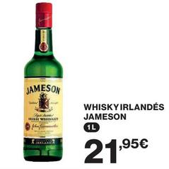 Oferta de Jameson - Whisky Irlandés por 21,95€ en Hipercor