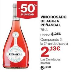 Oferta de Peñascal - Vino Rosado De Aguja por 4,25€ en Hipercor