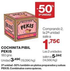 Oferta de  Pekis - Cochinita Pibil por 3,49€ en Hipercor