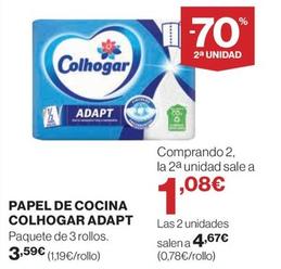 Oferta de Papel de cocina por 3,59€ en Hipercor