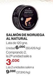 Oferta de Frinca - Salmón De Noruega Al Natural por 6,05€ en Hipercor
