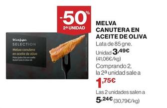 Oferta de Melva Canutera En Aceite De Oliva por 3,49€ en Hipercor