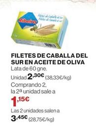 Oferta de Ribeira - Filetes De Caballa Del Sur En Aceite De Oliva por 2,3€ en Hipercor