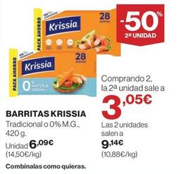 Oferta de Krissia - Barritas por 6,09€ en Supercor