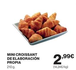 Oferta de Mini Croissant De Elaboración Propia por 2,99€ en Supercor