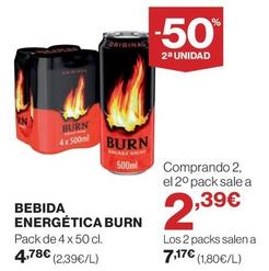 Oferta de Burn - Bebida Energética por 4,78€ en Supercor